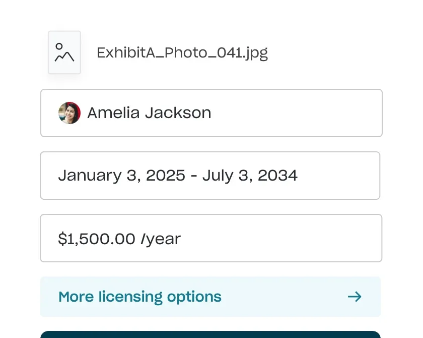 Creating licensing options for your copyright