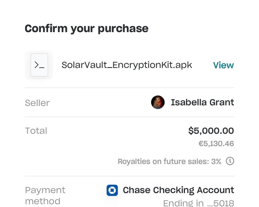 Purchasing a copyright