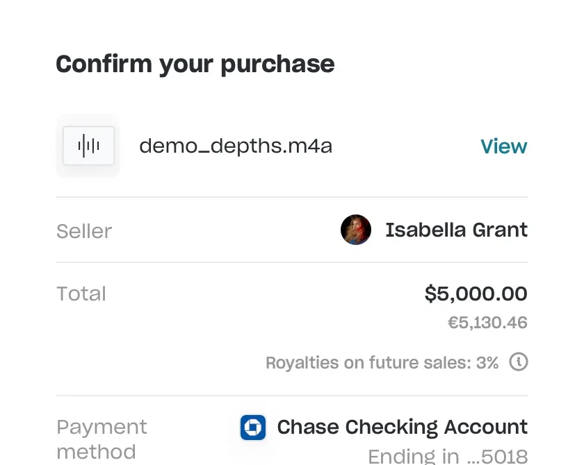 Purchasing a copyright