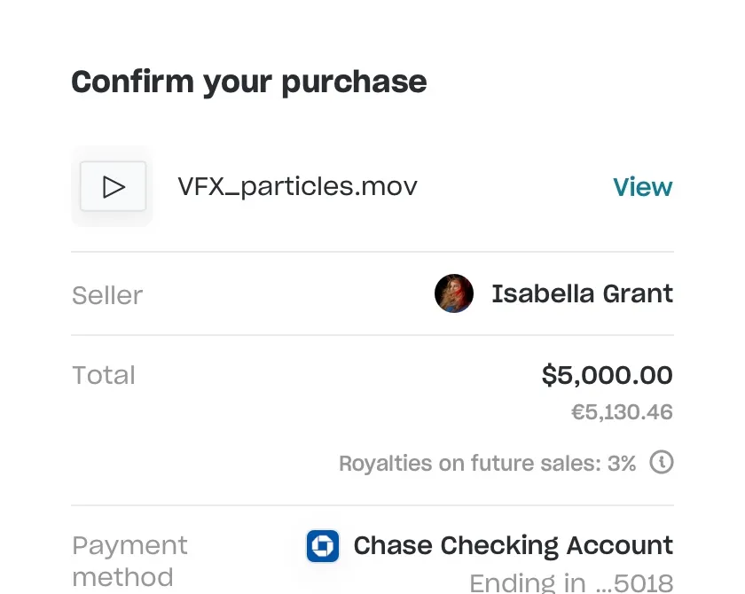 Purchasing a copyright