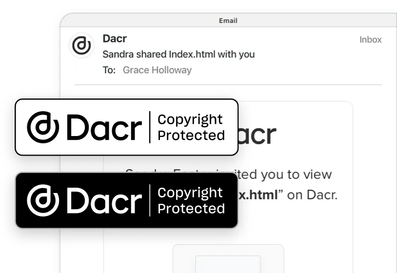 Securely share your copyrights with other people