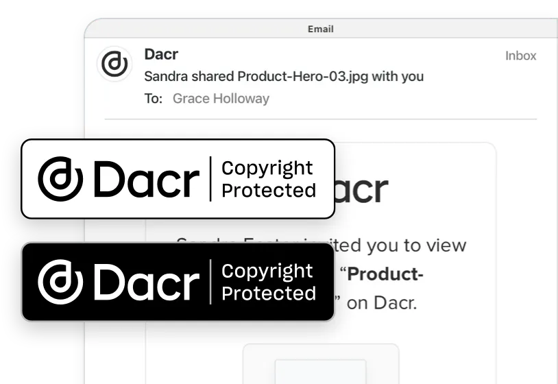 Securely share your copyrights with other people